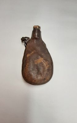 Antique Leather Water/ Powder Pouch- Located in Shelton