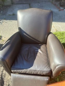 FREE Dark Brown Leather Armchair