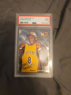 96 Kobe Bryant fleer PSA 9
