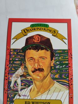 1989 * Donruss - Diamond Kings * Ed Whitson #26 Trading Card For Sale