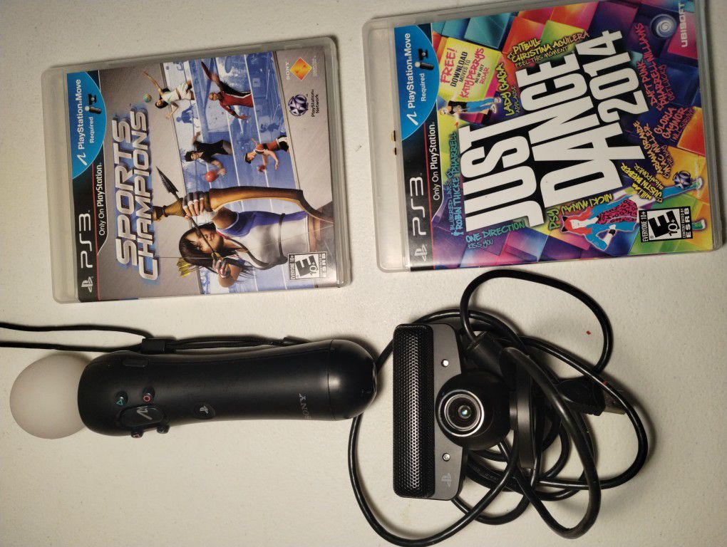 PS3 Eye + Motion Controller + Game