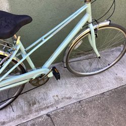 SCHWINN ADMIRAL MEDIUM STEEL HYBRID 7 SPD BIKE RIDES GREAT 💯