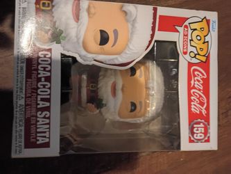 Cocoa cola Santa pop figure