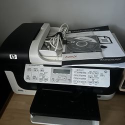 HP Officejet All In One Color Printer, With Manual