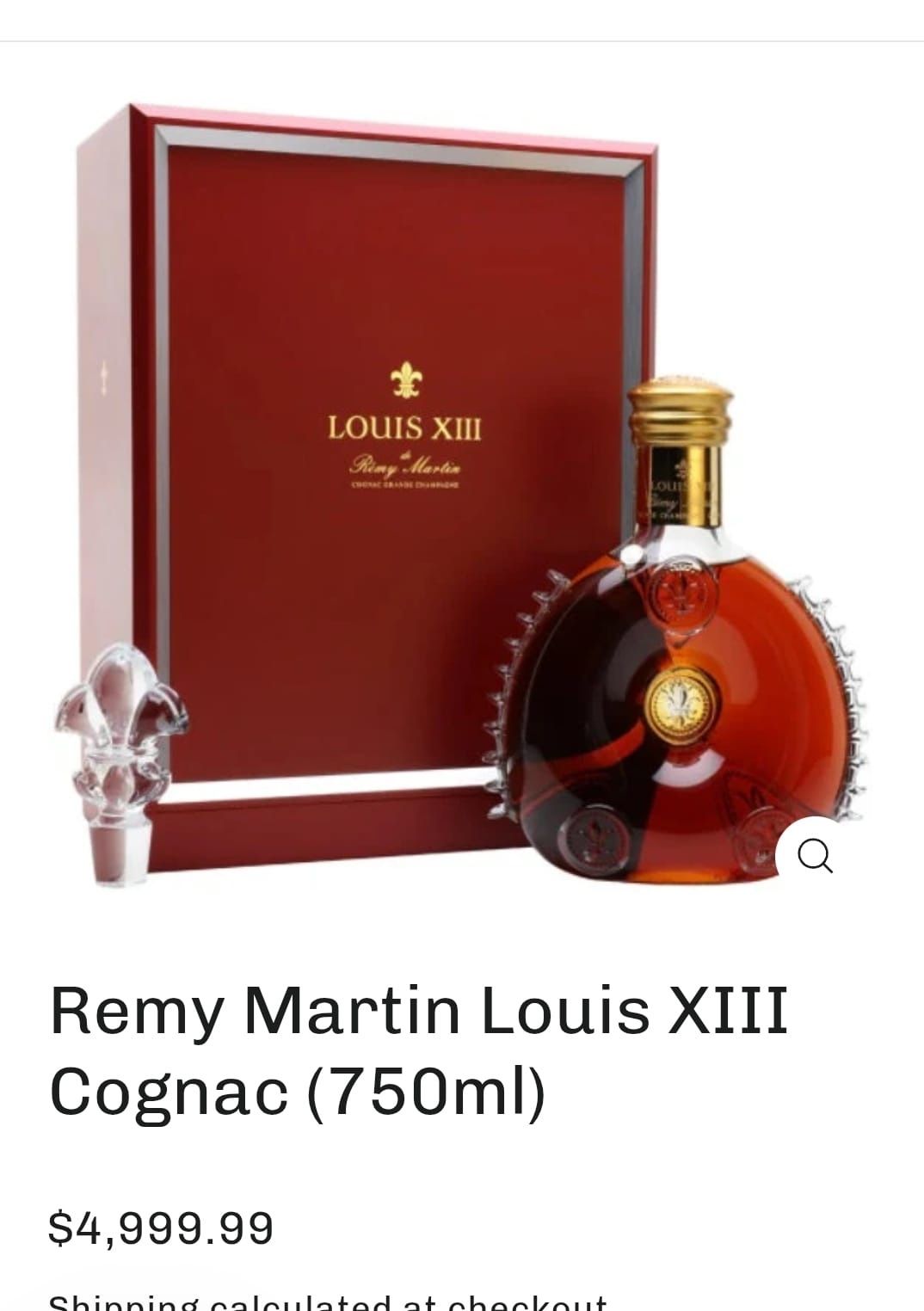 Remy Martin Louis XIII Cognac (750ml)