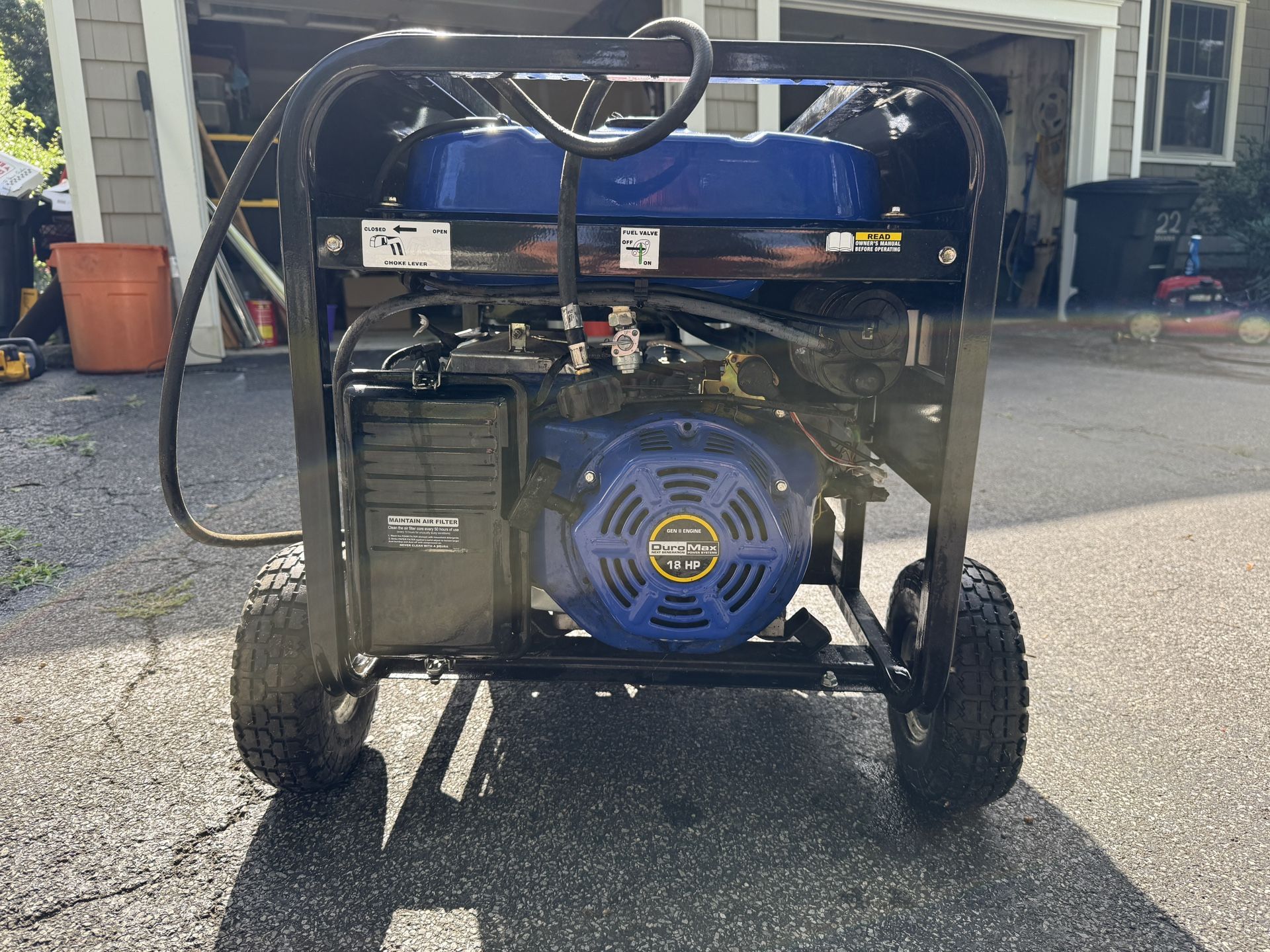 Duromax Duel Fuel Generator
