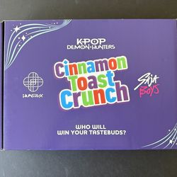 KPOP Demon Hunters Cinnamon Toast Crunch 2 Box Set Netflix Promo Limited Edition