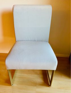 Set of 2 Modern Chairs (bought at Macys less than 2 years ago, been on display in my living room.