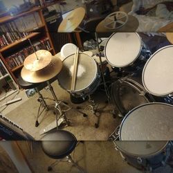 Complete Tama Rockstar Drum Kit With Lots Improvements
