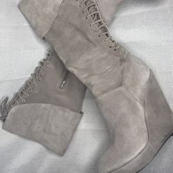 "Garcia" Knee High Wedged Boots