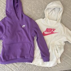Girls Nike Hoodies Size Large 