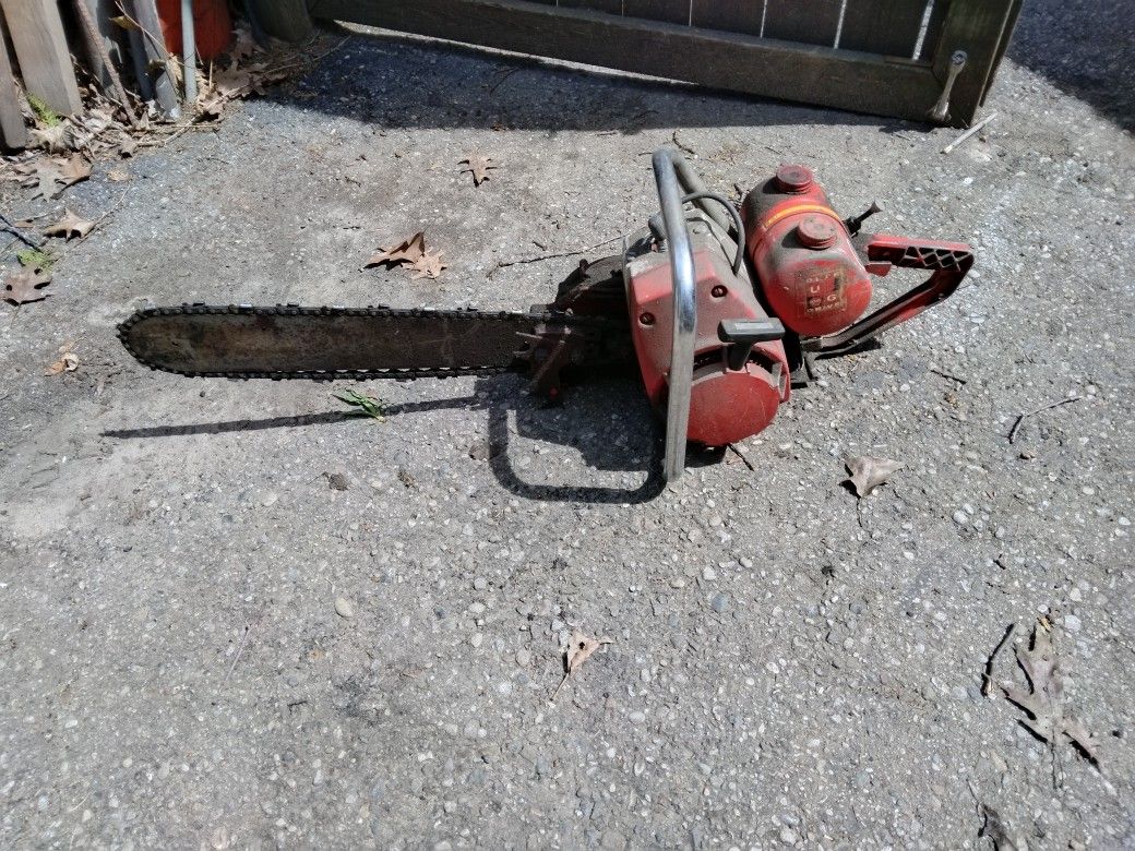 Antique Looking Chainsaw