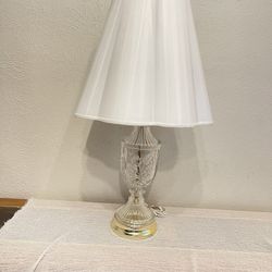 Vintage Anna Hutte German Lead Crystal Lamp