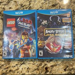 WiiU Angry Birds Star Wars And Lego Movie