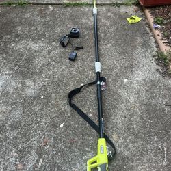RYOBI ONE+ 18V 8 in.Pole Saw with 1.5 Ah Battery and Charger 80