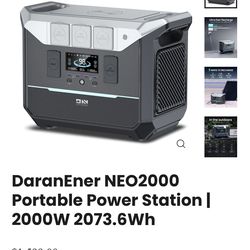 DaranEner NEO2000 Portable Power Station 2000W 2073.6Wh
