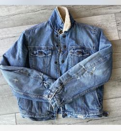 Denim Sherpa Jacket