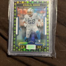 2023 Panini Score Football Khalil Mack Extraterrestrial Parallel Ssp Case Hit! In Mint Condition Ready To Grade!