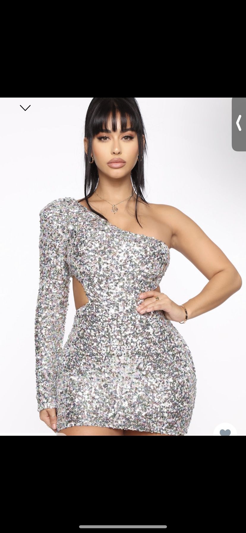 Silver Birthday Sequin Dress