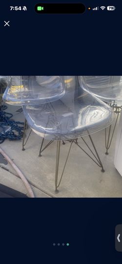 Glass chairs