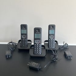 HelloBaby DECT 6.0 Digital Cordless Telephone Phone System 3 Handsets HB2688-3