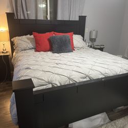 King bed Frame, Mattress, Box Springs