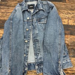 Men Express Denim Jacket Size Small 