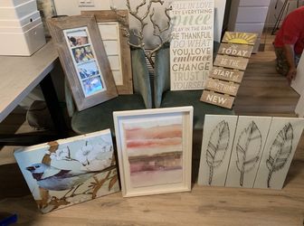 Various Wall hangings, Paintings, Decoration, Quotes - farmhouse country and modern chic styles