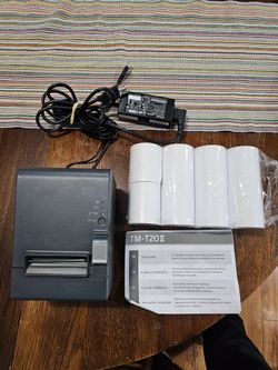 Epson TM-T20II Thermal Receipt Printer Bundle