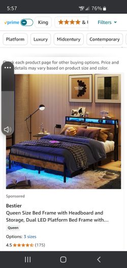 Bedframe With Lighting