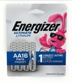 Energizer Ultimate Lithium AA Batteries 16-Pack
