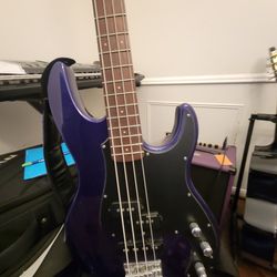 ESP LTD Ap-204 Metallic Purple Bass Guitar