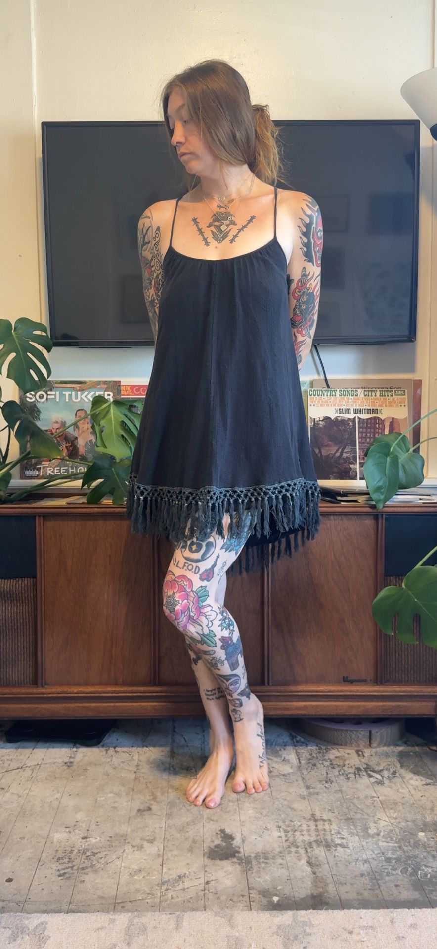 Volcom Black Halter Dress