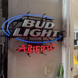 Bud light Sign