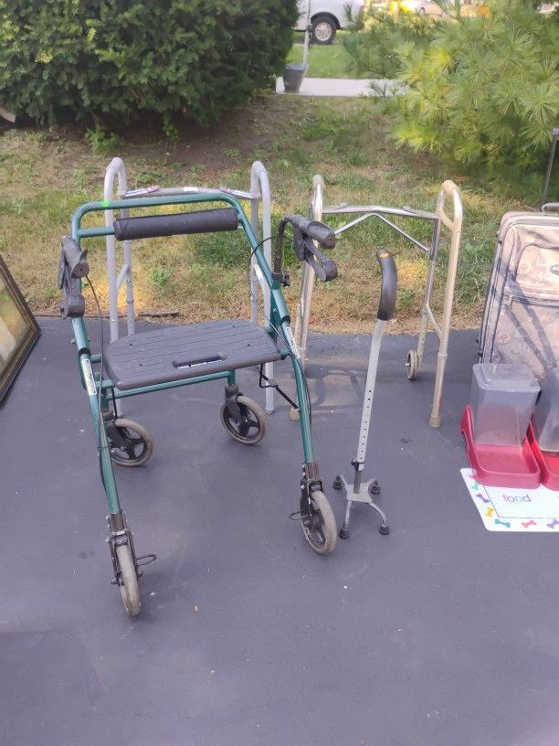 Walkers, Cane, Chair