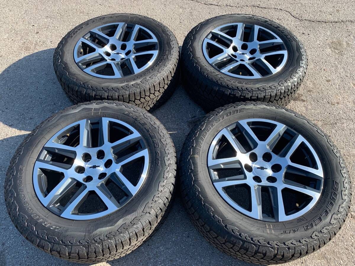 Trail boss New 20” GMC Chevy Rims & Tires 6 Lug Wheels Silverado Sierra