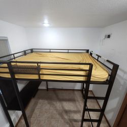 Twin Size Bunk Bed With Mattress 
