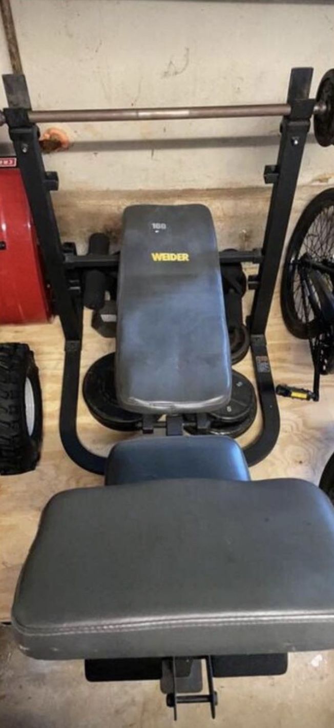 Weider 160 weight bench new arrivals