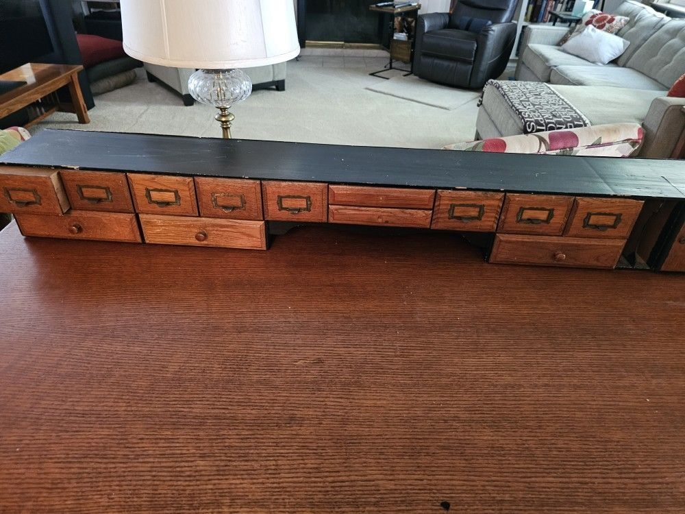 Antique Desktop Organizer 