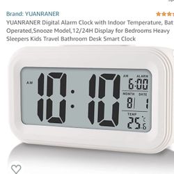Alarm Clock In Mint Color Only 