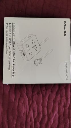 Powrui Power Strip And Surge Protector