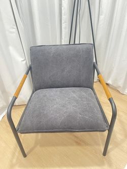 Sauder Boulevard Cafe Metal Lounge Chair, Charcoal Gray finish