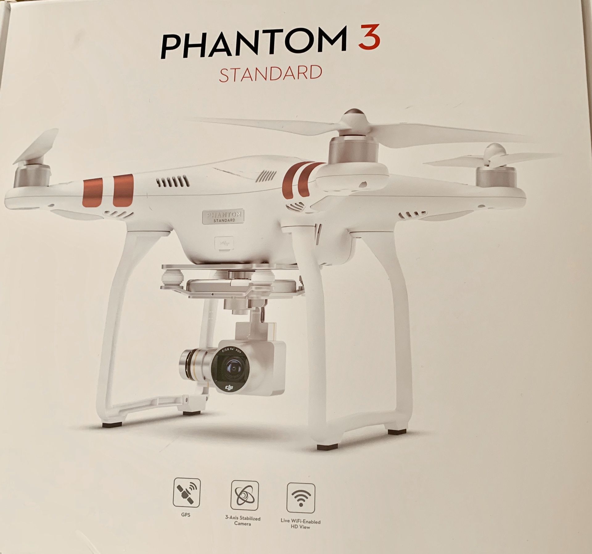 Drone - Phantom 3 with Car Charger