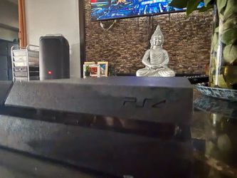 PlayStation 4 with controller