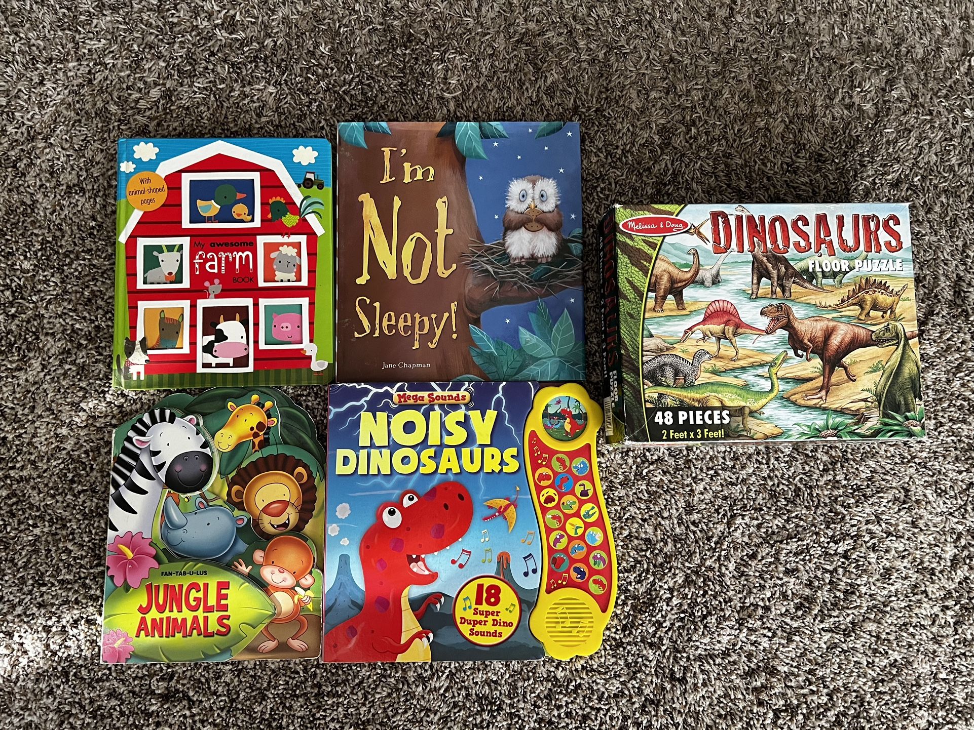 Children Books and Floor Puzzle