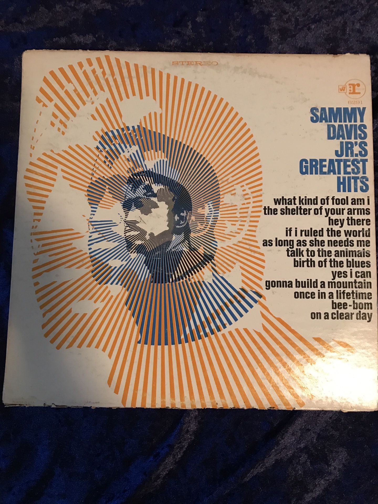 SAMMY DAVIS JR's GREATEST HITS -Stereo 68 Reprise LP- (VG) w/ ORIG PROMO SLEEVE