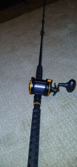 NEW Tsunami gold series 30LW  combo on Custom grip medium  Heavy Sentive Fast action tip 6'6 sea Tech Wreckage rod