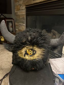 Artist Created-Only one exists-University of Colorado Buffaloes Plush Stuffed Cap
