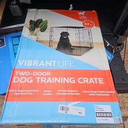 Two Door Dog Training Crate