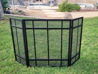 Pleasant Hearth Mission Style Fireplace Screen